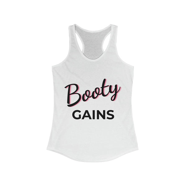 "Booty Gains" Women's Racerback Tank