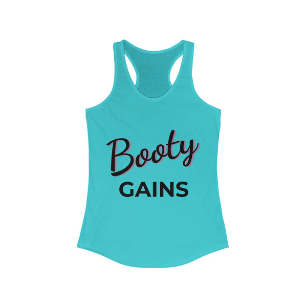 "Booty Gains" Women's Racerback Tank