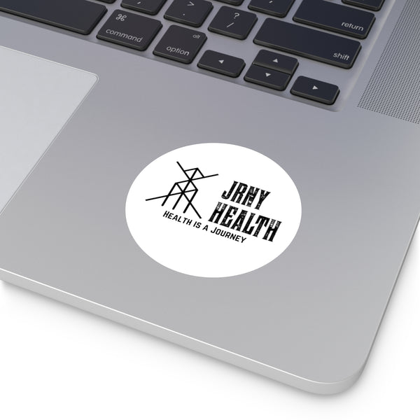 JRNY Health Round Stickers: Personalize Your Wellness Journey