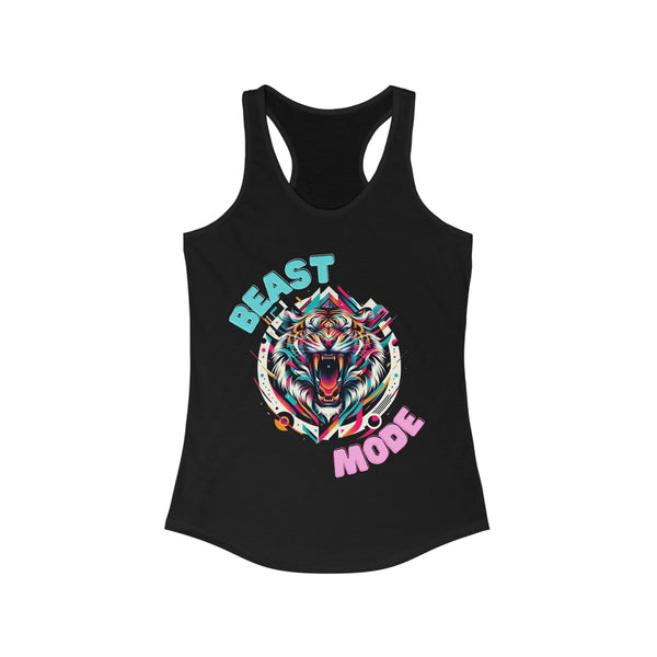 Women's Ideal Racerback Tank - "Beast Mode"