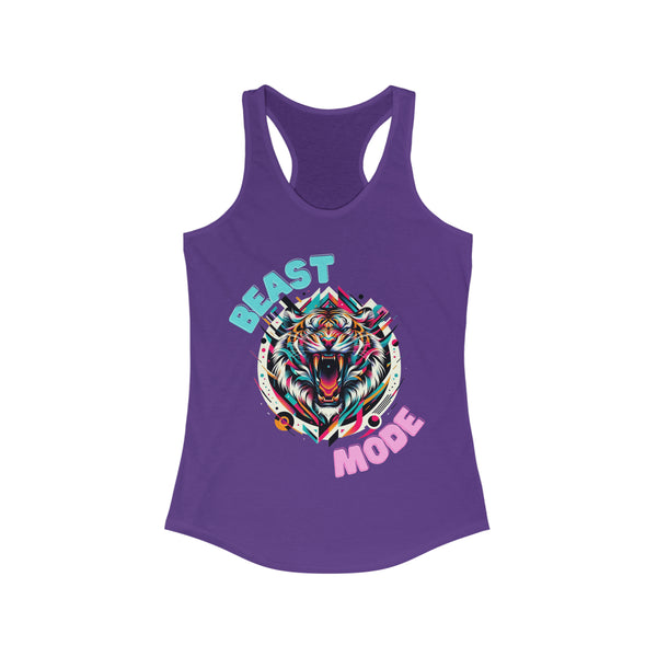 Women's Ideal Racerback Tank - "Beast Mode"