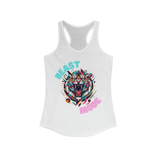 Women's Ideal Racerback Tank - "Beast Mode"