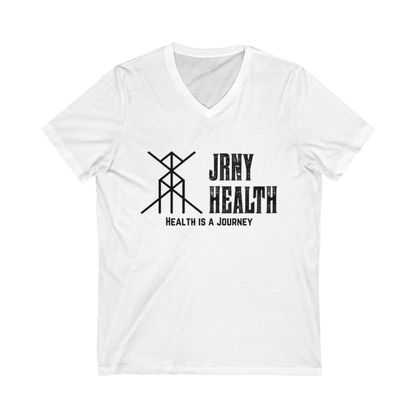 JRNY Health Unisex Jersey V-Neck Tee: Your Everyday Wellness Wear