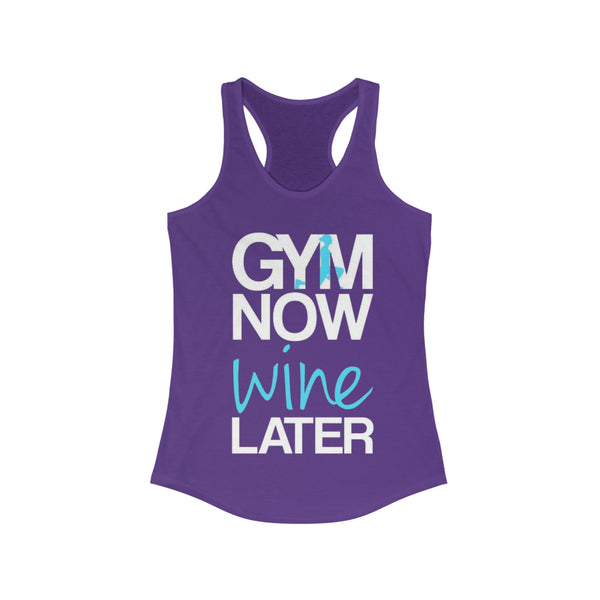 "Gym & Wine" Women's Racerback Tank