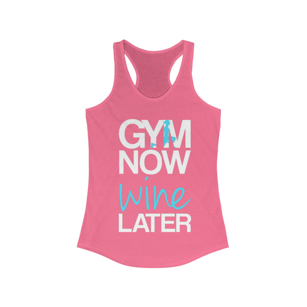 "Gym & Wine" Women's Racerback Tank