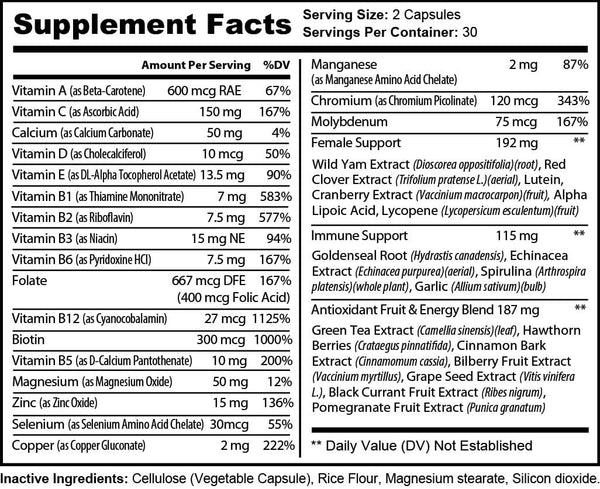 Women's Daily JRNY Foundations: Comprehensive Multivitamin Premium Supplement